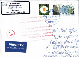 ! 2022 Lettre, Luftpost Brief Von Bad Oldesloe Nach Neukaledonien, Nouvelle Caledonie, Noumea, Airmail Cover - Covers & Documents