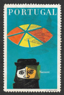 Portugal Grand Vignette Touristique Nazaré Tourism Cinderella Poster Stamp - Emissions Locales