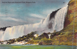 CANADA - Rock Of Ages And American Falls - Niagara Falls - Carte Postale Ancienne - Ohne Zuordnung