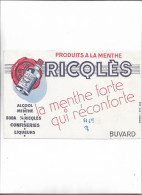 Buvard Ancien Ricqlès La Menthe Forte Qui Réconforte - Schnaps & Bier