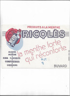 Buvard Ancien Ricqlès La Menthe Forte Qui Réconforte - Liquore & Birra