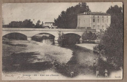 CPA 84 - SORGUES - Pont Sur L'Ouvèze - TB PLAN Cours D'eau Centre Village - Animation Enfants 1er Plan 1902 - Sorgues