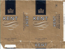 KENT Micronite Filter ,   Empty Tobacco Paper Pack - Empty Tobacco Boxes