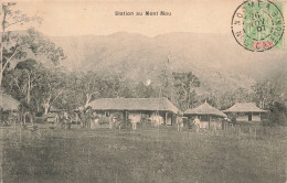 Nouvelle Calédonie - Station Au Mont Mou - Oblitéré Nouméa 1907 - Animé - Carte Postale Ancienne - Nueva Caledonia