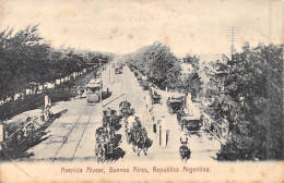 ARGENTINE - Avenida Alvear - Buenos Aires - Animée - Carte Postale Ancienne - Argentine