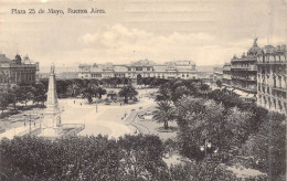 ARGENTINE - Buenos Aires - Plaza 25 De Mayo - Carte Postale Ancienne - Argentina