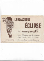Buvard Ancien  L'Encaustique Eclipse Est Incomparable - E