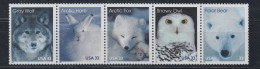 USA 1999 Arctic Animals Strip Of 5v ** Mnh (58585) - Arctische Fauna