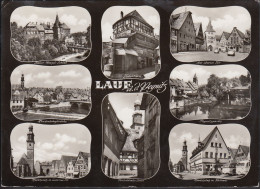 D-91207 Lauf A.d.Pegnitz - Alte Ansichten - Pegnitzpartie - Hindenburgbrücke - Marktplatz - Cars - Oldtimer - Reisebus - Lauf