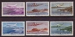 1949 TURKEY AIRMAIL STAMPS AIRPLANE MNH ** - Unused Stamps