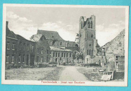 * Passendale - Passchendaele (Zonnebeke) * (Uitgever A. Herman - Hoet) Straat Naar Beselare, Guerre, War, Ruines - Zonnebeke