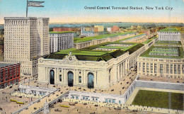 ETATS-UNIS - New York City - Grand Central Terminal Station - Carte Postale Ancienne - Autres & Non Classés