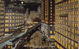 ETATS-UNIS - New York City - Greeley Square And Broadway By Night  - Carte Postale Ancienne - Autres & Non Classés