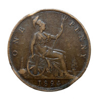 [NC] INGHILTERRA - PENNY 1894 (k0358) - Altri & Non Classificati