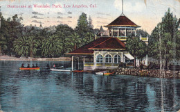 ETATS-UNIS - California - Los Angeles - Boathouse At Westlake Park - Carte Postale Ancienne - Other & Unclassified