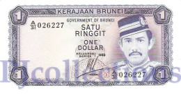 BRUNEI 1 RINGGIT 1985 PICK 6c UNC - Brunei