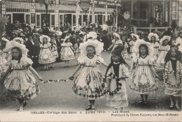 [-50%] Belgique - Ixelles - Cortège Des Saisons (manque Le N) - Juillet 1910 - Les Roses  - Carte Postale Ancienne - Ixelles - Elsene