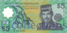 BRUNEI 5 RINGGIT 2002 PICK 23b POLYMER UNC - Brunei