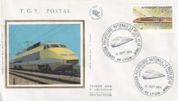 Thème Trains - France - Enveloppe - Eisenbahnen