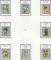 CAP VERT -Plantes, Ricin, Arachide, Igname, Dattier, Goyave, Tamarinier, Manioc - 1968 - MNH - Cap Vert