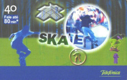 Brazil:Brasil:Used Phonecard, Telefonica, 40 Units, Skate, 2003 - Brasilien