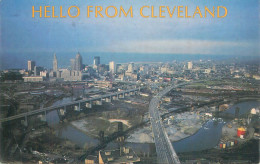 Postcard USA Ohio > Cleveland Aerial View 1987 - Cleveland