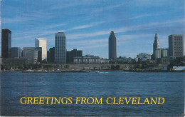 Postcard USA Ohio Cleveland Shoreline View 1987 - Cleveland