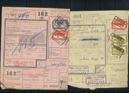 TRAIN - SPOOR - 6 Vrachtbrieven/lettres De Voiture  - (ref. 7) - Documents & Fragments