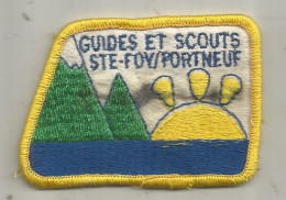 écusson Tissu,  GUIDES ET SCOUTS ,  SAINTE FOY/PORT NEUF - Stoffabzeichen