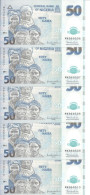 NIGERIA 50 NAIRA 2011 UNC P 40 C ( 5 Billets ) - Nigeria