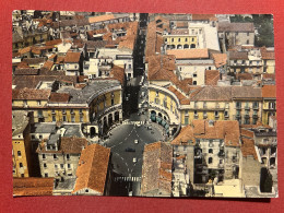Cartolina - Caserta - Piazza Dante - Veduta Aerea - 1969 - Caserta