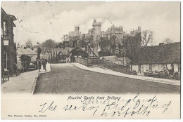 Arundel Castle 1904 Street Scene Postcard  Ev.29 - Arundel