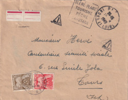 France Marcophilie - Enveloppe - Mechanische Stempels (varia)