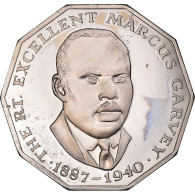 Monnaie, Jamaïque, Elizabeth II, 50 Cents, 1976, Franklin Mint, USA, Proof - Giamaica