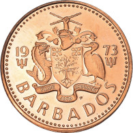 Monnaie, Barbade, Cent, 1973, Franklin Mint, Proof, FDC, Bronze, KM:10 - Barbados (Barbuda)