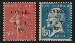 N°264/265, Congrès BIT De Paris 1930, Neufs ** Sans Charnière - TB - Ungebraucht