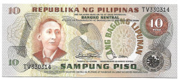PHILIPPINES 1978  10 Piso  #161b  MABINI  Sign.Laya  .NEUFS - Filipinas