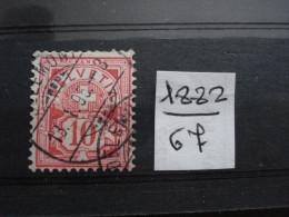 Suisse 1882-99 - Marque De Contrôle A  10c Rouge - Y.T 67 - Oblitéré - Used - Used Stamps