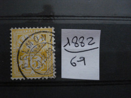 Suisse 1882-99 - Marque De Contrôle A  15c Jaune - Y.T 69 - Oblitéré - Used - Used Stamps