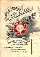 1906 SOIE SOIERIE TOURAINE Fabrique De Soies  Gasté & Martiré Tours  Maison Bordeaux > Baudet Fr.  Bourges V.HISTORIQUE - 1900 – 1949