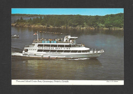 Thousand Island - Bateau De Croisière - Cruise Boat - GANANOQUE - Ontario Canada - Gananoque