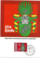 Liechtenstein 1981 Coat Of Arms Of The Landammen (II). Kaspar Kindle, Vaduz Ab 1534, Mi 767 MK - Storia Postale