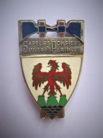 ANCIEN INSIGNE EMAILLE SAPEURS POMPIERS DE NICE 06 ETAT EXCELLENT DRAGO PARIS - Firemen