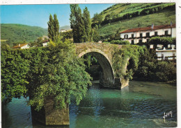 64  BIDARRAY. CPSM. LE PONT DU DIABLE SUR  LA NIVE - Bidarray