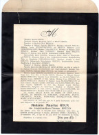 1911-Faire-part De Décès-Mme Joséphine-Marie-Thérèse ROUX Née BREZUN--Montélimar--BLANC,DE FABRY,DE SAINT-AUBAN,ARGAND. - Obituary Notices