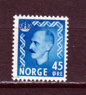 NORWAY - 1950-57 Haakon VII 45o Unmounted Never Hinged Mint - Neufs