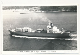 CPM - ANNIE JOHNSON - Cargo - Suède - 22/8/1976 - Cargos