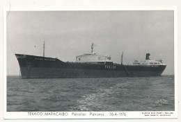 CPM - TEXACO MARACAIBO - Pétrolier - Panama - 29/4/1976 - Petroleros