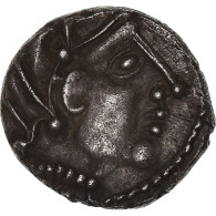 Monnaie, Lemovici, Drachme Au Cheval Et Tête, 80-60 BC, Limoges, SUP, Argent - Gauloises