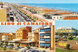 Delcampe - Cartolina - Lido Di Camaiore ( Lucca ) - Vedute Diverse - 1965 Ca. - Lucca